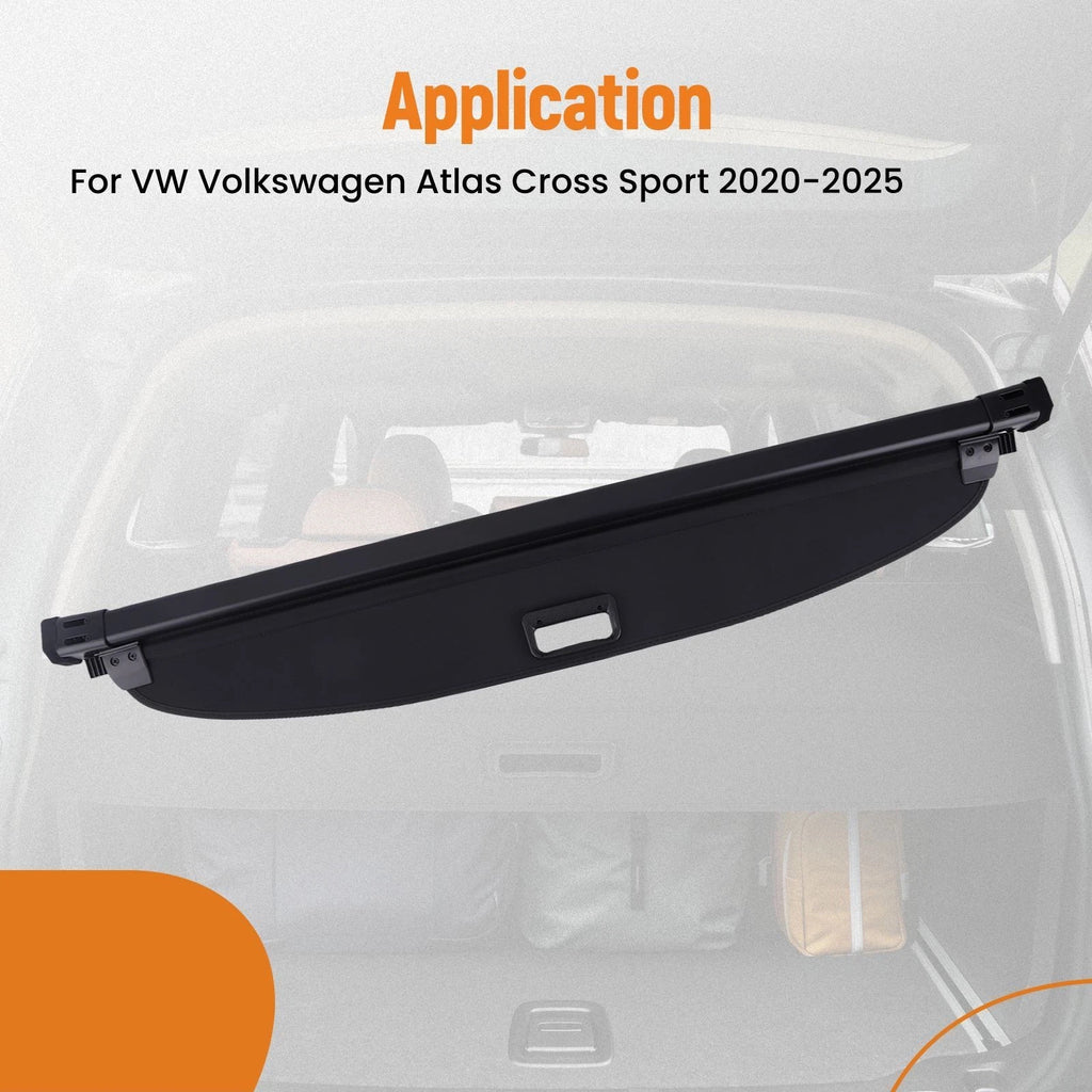 Retractable Cargo Cover for Volkswagen Atlas Cross Sport (2020–2025)