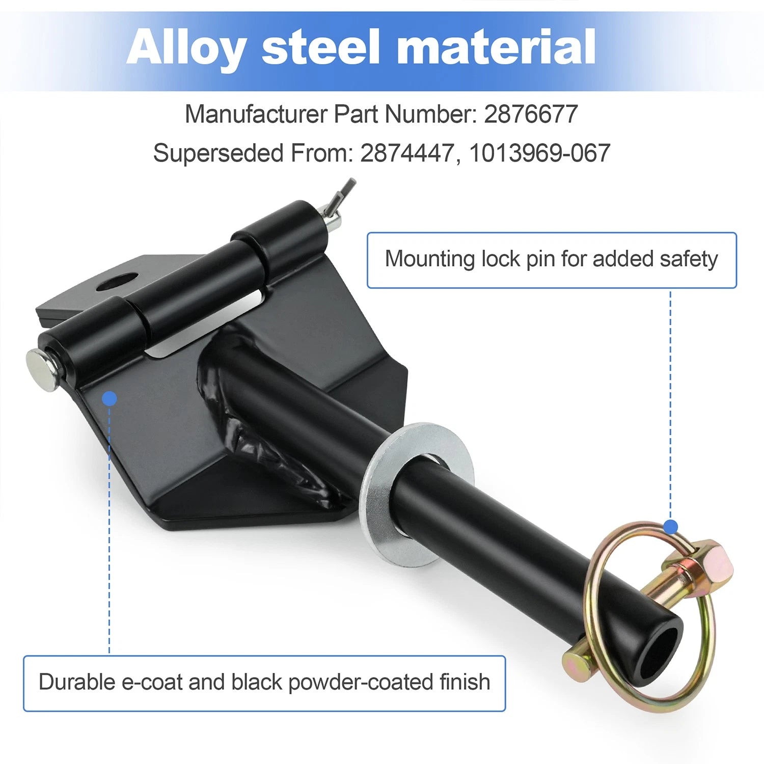 Snowmobile Tow Hitch for Polaris (Replaces 2876677)
