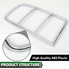 Set of 2 Tail Light Bezel Covers for Ford Mustang (2005–2009) Silver