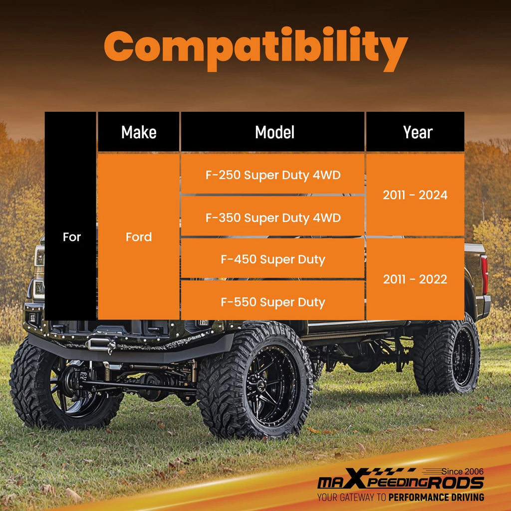 Front G1 Steering Stabilizer Shock for Ford F-250 F-350 4WD (2011–2024)
