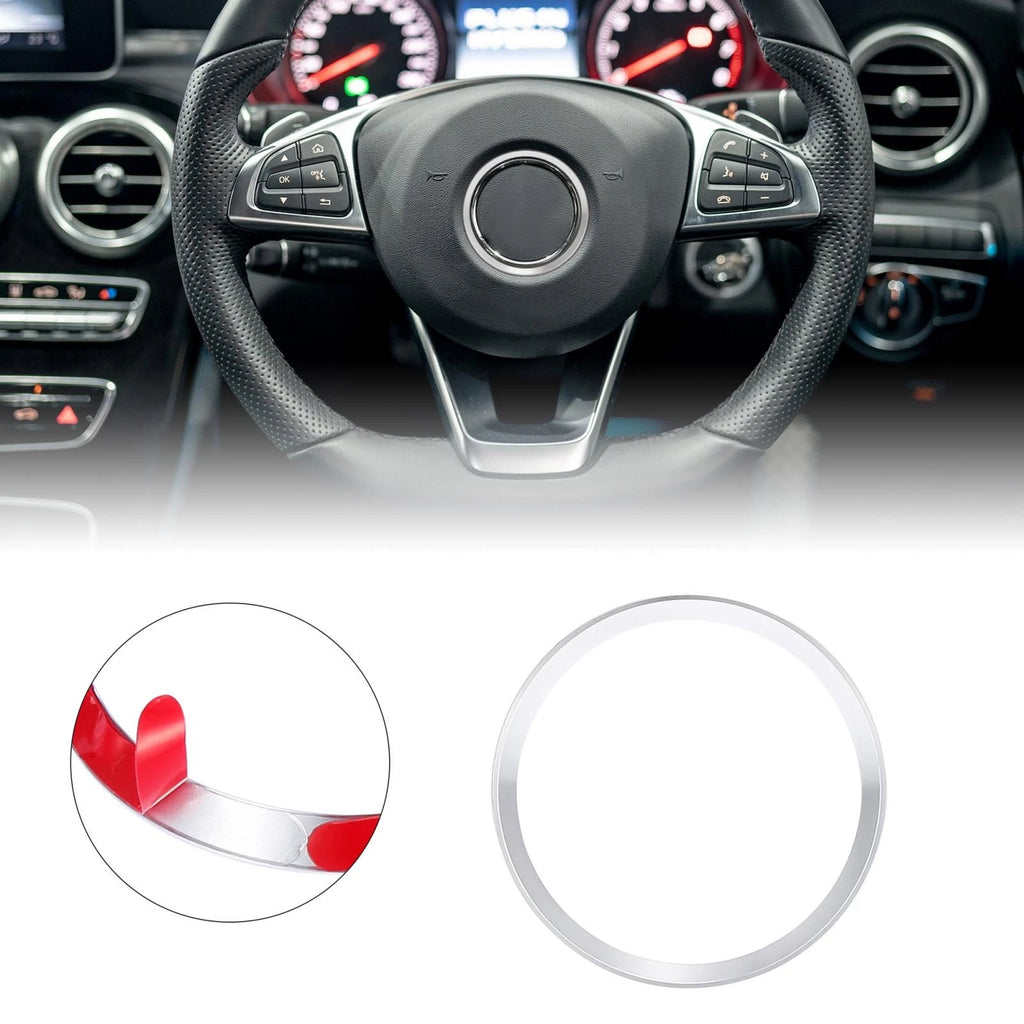 Steering Wheel Ring Cover Trim for Mercedes Benz C Class C200L E300L (2015–2020)