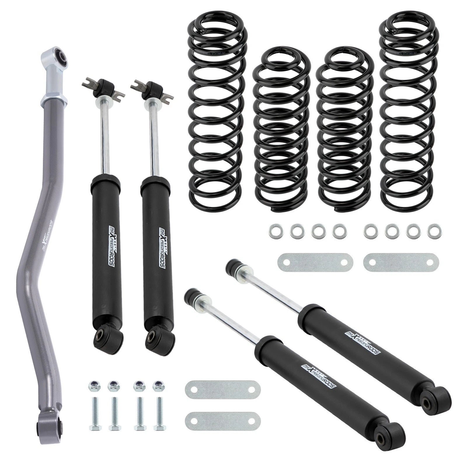 2.5" Suspension Lift Kit + Front Track Bar for Jeep Wrangler JK (2007–2018)