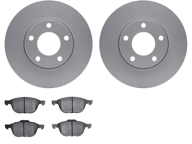 Front Brake Pad and Rotor Kit for Mazda 3 (2004–2013) FG155XG