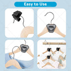 18PCS Space Saving Hanger Hooks for Organizing Closets (Fits All Models)