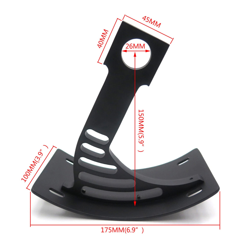 Curve license plate bracket for Kawasaki ZX-R6/ZX-6R RR(636)/ZX-7/ZX-7R (1995–2009)