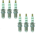 Set of 6 Spark Plugs Bosch FGR7KQE0 for Audi A4 A6 Quattro (2005–2009)