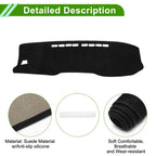 Dashboard Cover Mat for Toyota Hilux Gun125 (2017–2020) Black