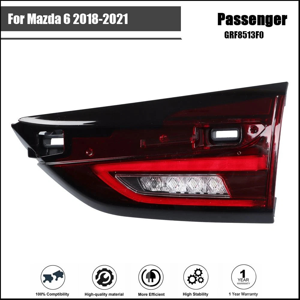 LED Tail Light Assembly for Mazda 6 (2018–2021) Right Side Rear Inner