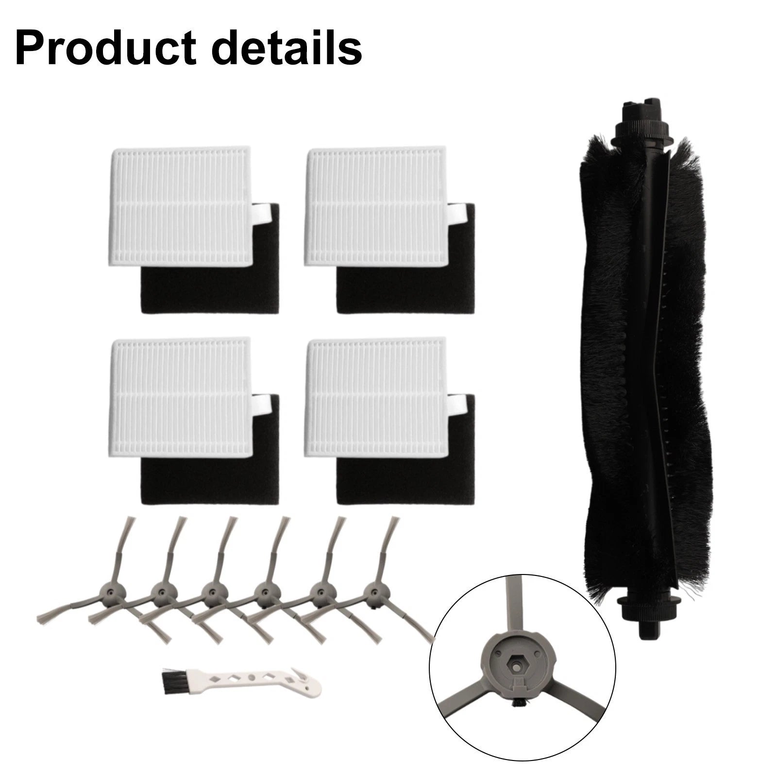 Accessory Set for Eufy L60 L50 Robot Vacuum Cleaner (Brushes, Filters, Roller)