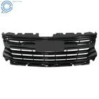 Front Bumper Grille Gloss Black for Chevy Silverado 2500HD 3500HD (2024-2025)
