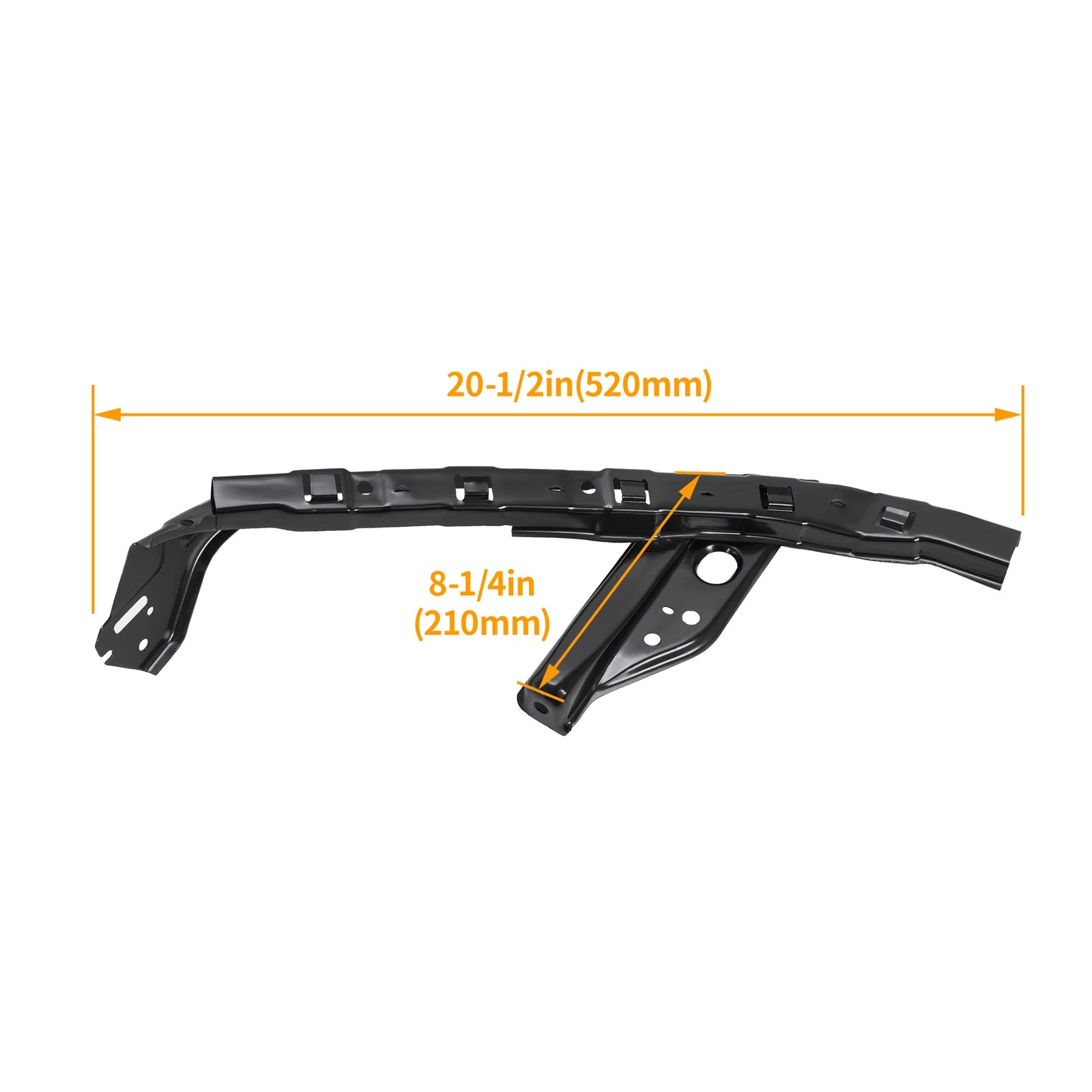 Set of 2 Headlight Bumper Brackets LH & RH for Honda Civic (2012–2015)