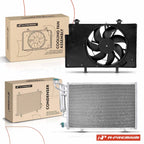 A/C Condenser & Cooling Fan Assembly for Ford Fiesta (2011–2013)