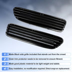 Side Fender Air Vents Trim Cover for BMW E46 M3 (2001–2006) Matte Black