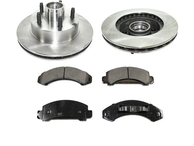 Front Brake Pad and Rotor Kit for Mazda B2300 (1994) KB437HD