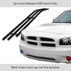 Stainless Black Billet Grille Insert for Dodge Charger (2005-2010)