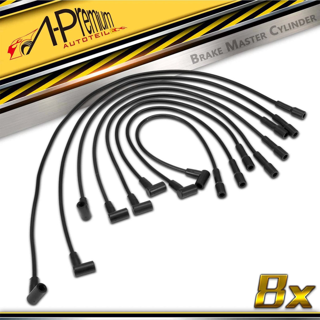 8x Spark Plug Wire Set for Chevy Malibu, Buick Regal, Pontiac 