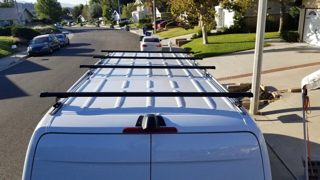 Set of 4 Cross Bar Ladder Roof Rack for Mercedes Sprinter (2007–Present)