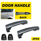 2X Rear Exterior Door Handles for Toyota Yaris (2007–2011) 1G3 Gray H