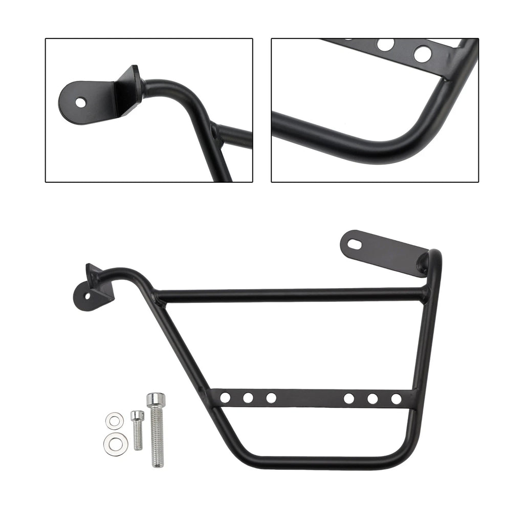Saddlebag Support Mounting Bracket Racks Black Left for Guzzi V7 (2021–2024)