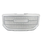 Front Upper Grille for GMC Sierra 1500 (2016-2018) - Durable ABS Plastic