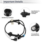 ABS Wheel Speed Sensor for Chevrolet C3500 (1995–1996) 1 Pc Front Left/Right