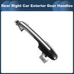 Rear Right Door Handle No. 72640SDET01 for Honda Accord  Silver Tone
