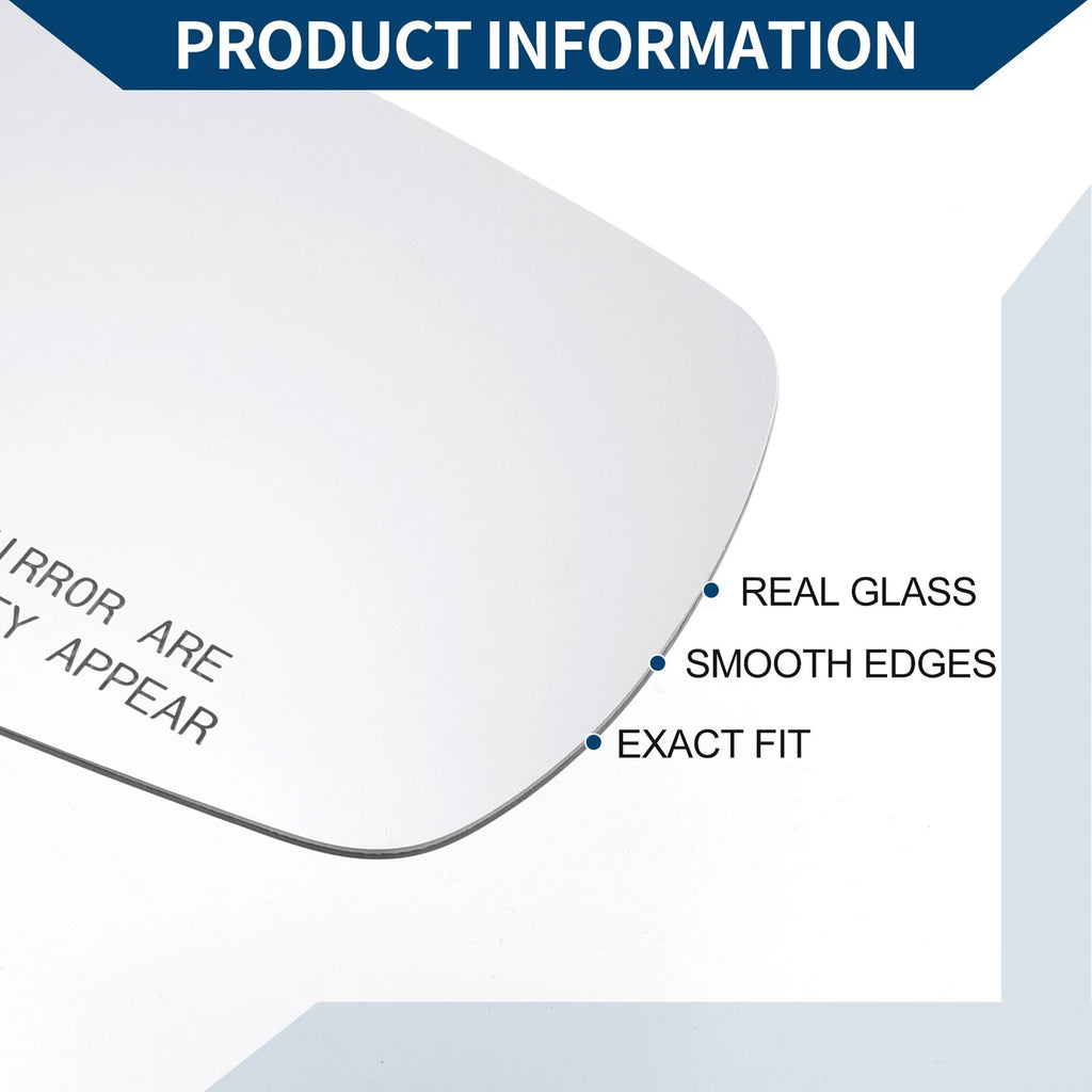 Heated Right Side Mirror Glass for Honda Accord (2013–2017)