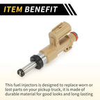 Fuel Injector for Toyota Tundra (2007–2008) No. 2320909110, 12 Holes