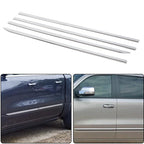 Set of 4 Chrome Body Side Door Molding Trim for Ram 1500 Crew Cab (2019–2022)