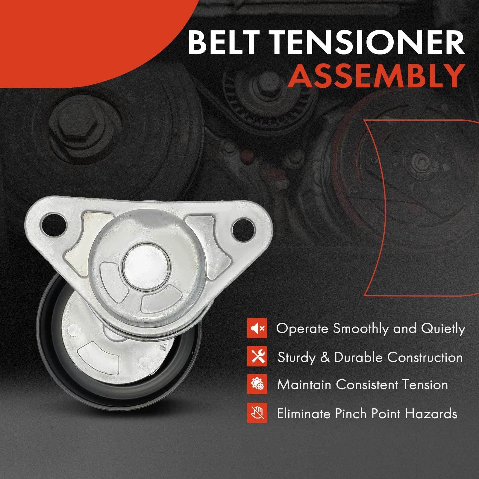 Belt Tensioner with Pulley for Chevy Colorado Blazer GMC Canyon