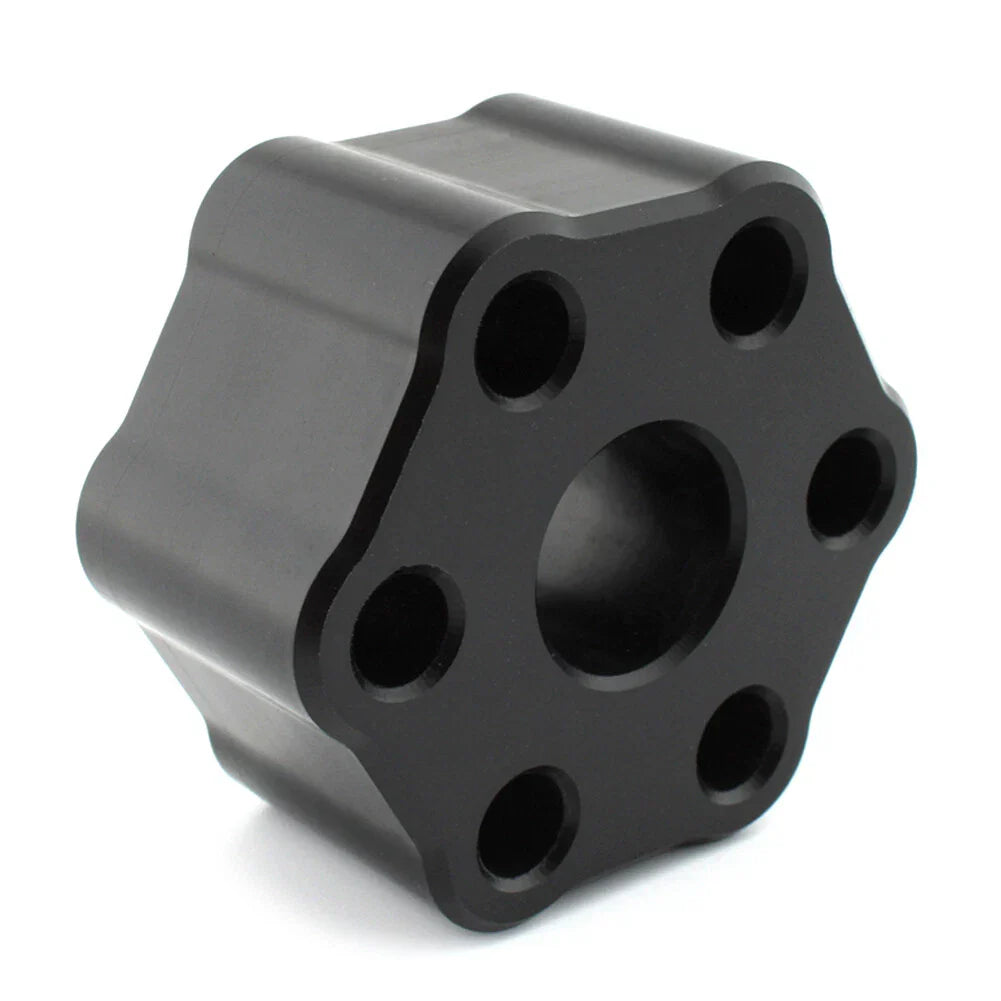 Black Solid Supercharger Coupler Isolator for Jaguar Land Rover 3.0L (2013-17)