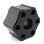 Black Solid Supercharger Coupler Isolator for Jaguar Land Rover 3.0L (2013-17)