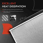 Radiator with Oil Cooler for Honda Odyssey (2005–2010)