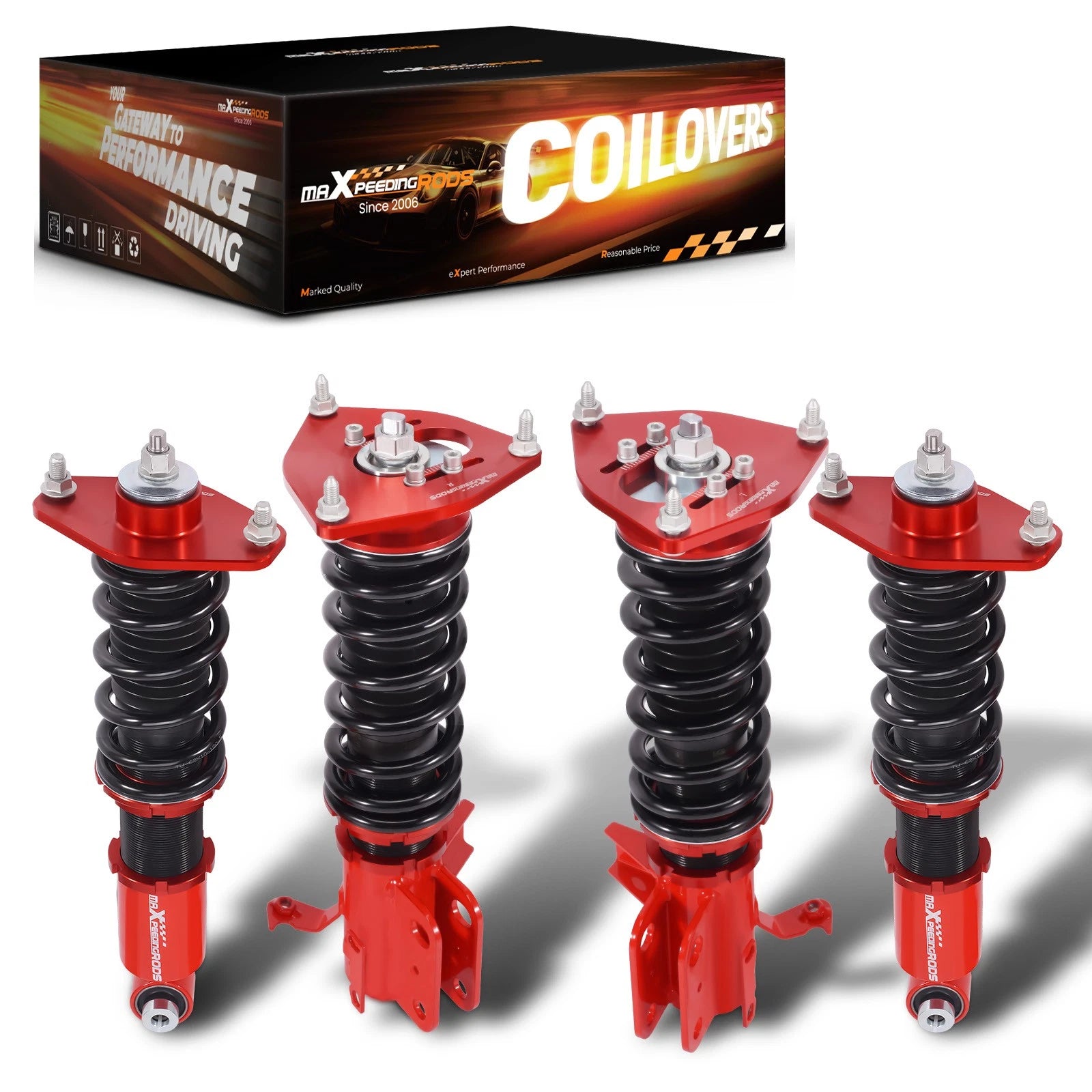 Coilovers Suspension Shocks for Subaru BRZ, Toyota 86 (2013–2020)