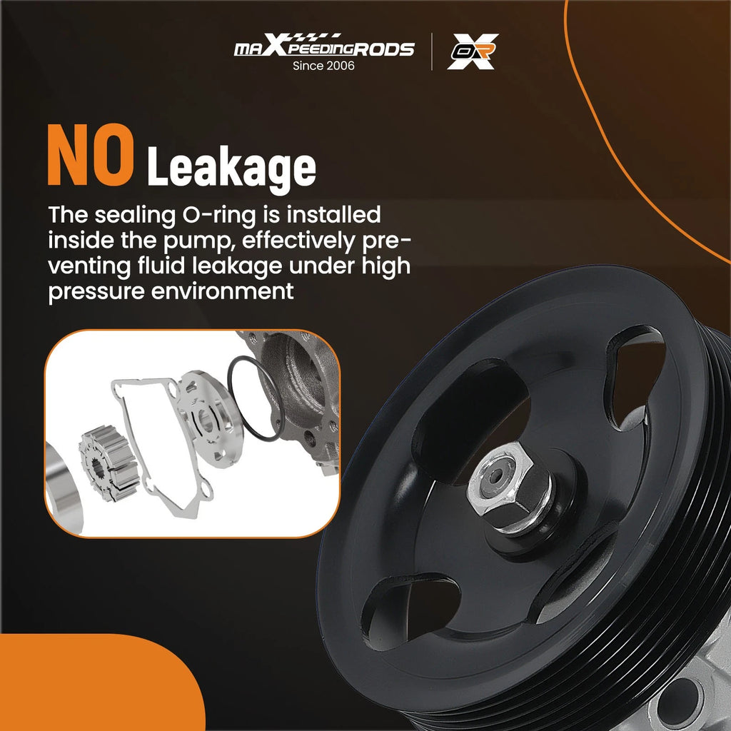 Power Steering Pump with Pulley for Nissan Pathfinder V6 2005-2012
