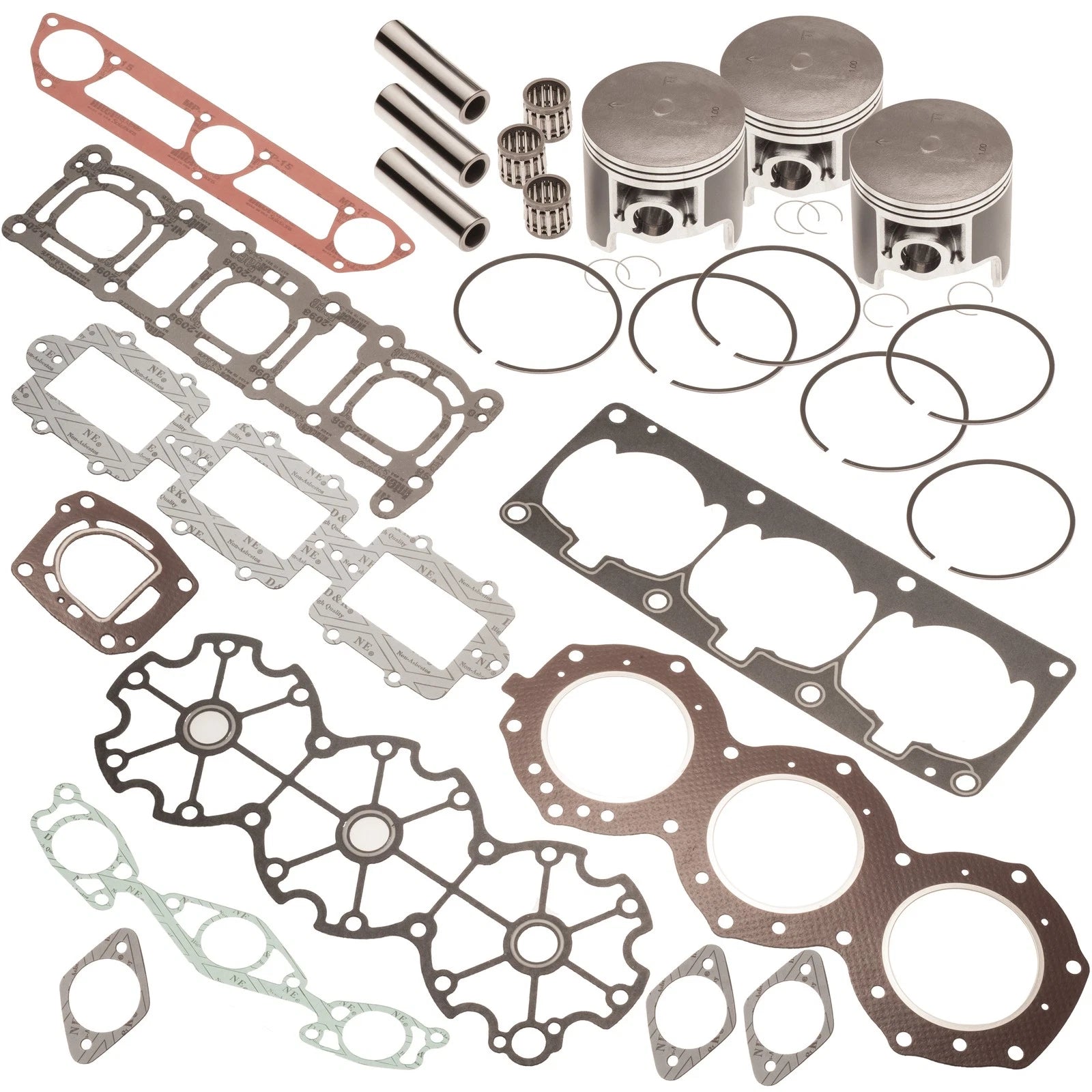 Top End Rebuild Piston Kit for Yamaha Wave Raider Venture Exciter (1995–2000) 1.00MM