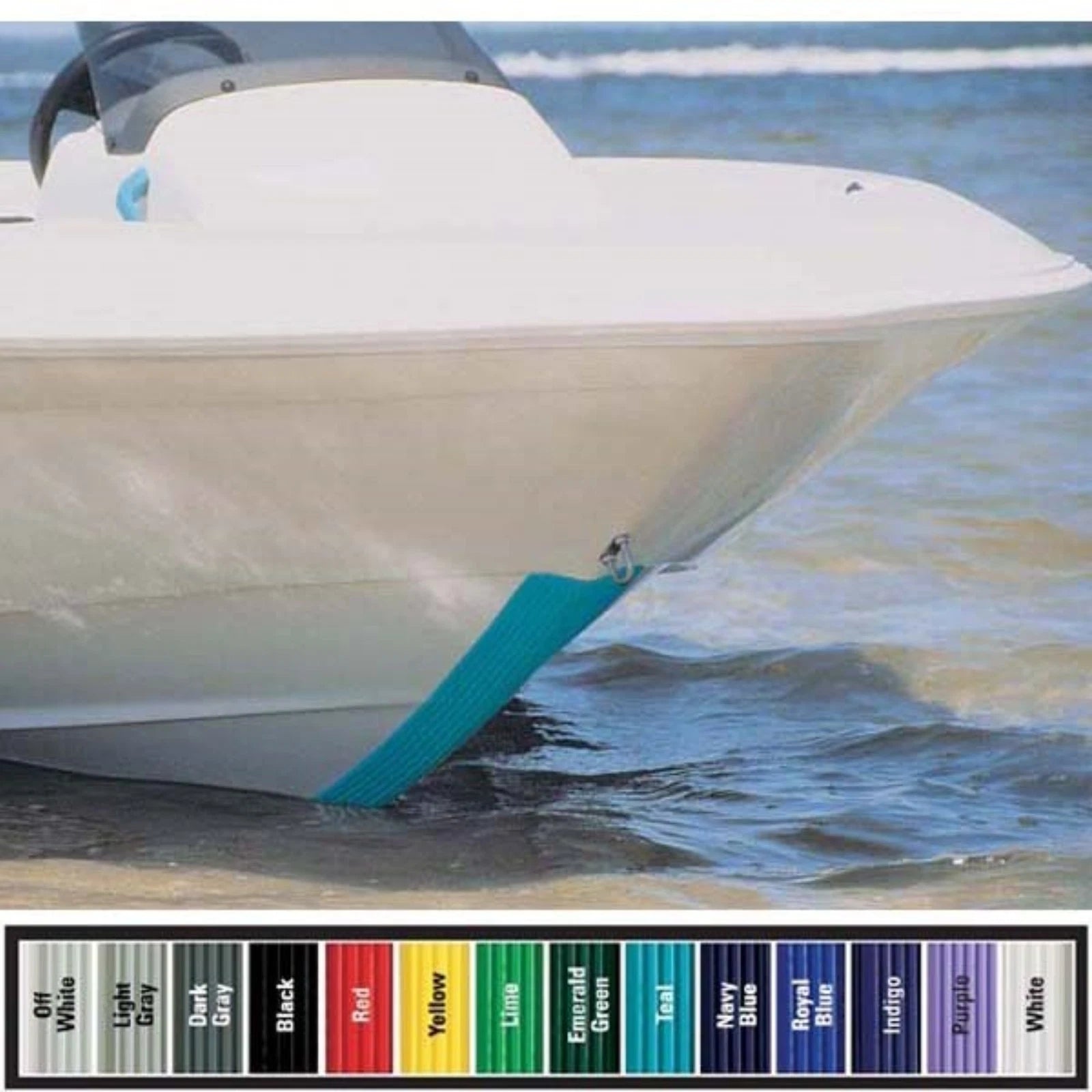 KeelShield Hull Protector for Light Gray Boats (8 ft) 8LG
