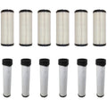 6X Inner and Outer Air Filters for Wacker (Replaces 0112502)