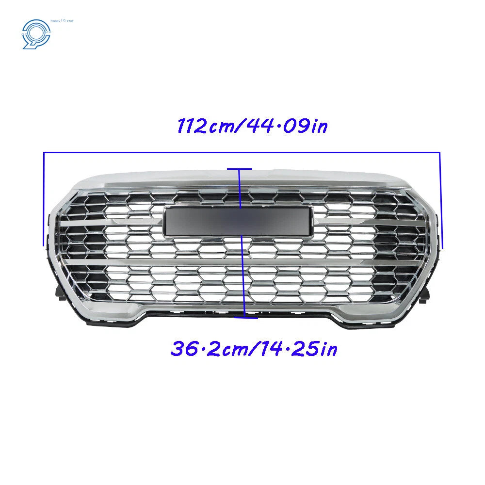 Chrome Front Upper Grille for GMC Terrain Denali (2022-2023)