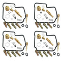 4X Carburetor Rebuild Kit for Honda CBR600F (1987–1990)