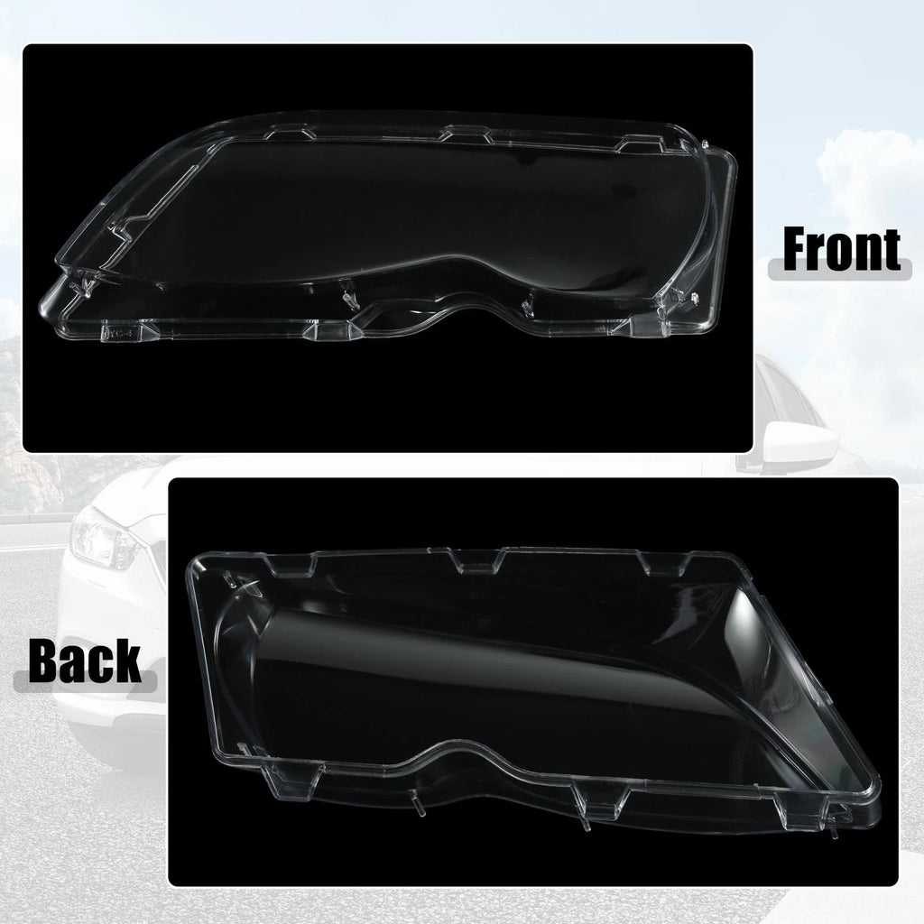 Left Front Headlight Lens Cover for BMW E46 (2002–2005) 63126924045