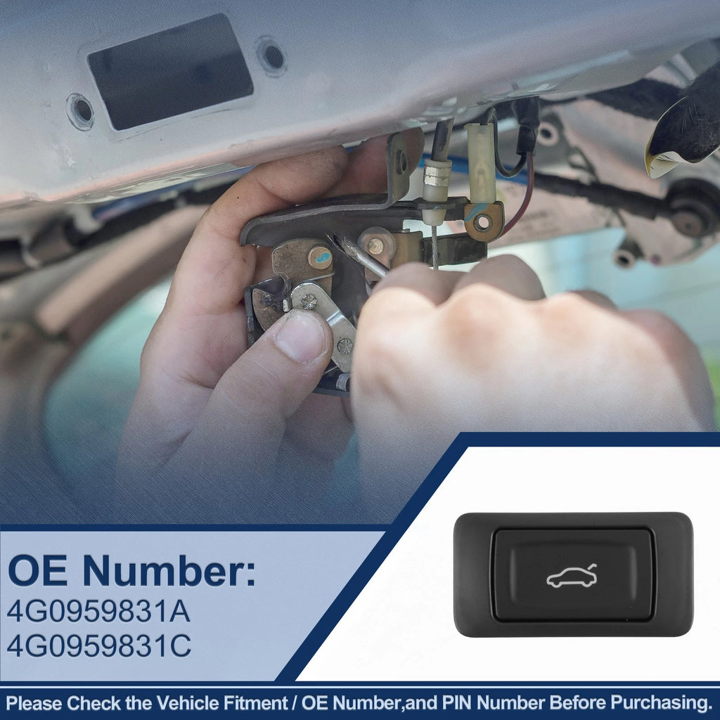 Tailgate Trunk Release Switch for Audi A6 C7 (2012–2018) No. 4G0959831A