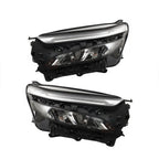 Set of 2 Headlight Assemblies for Chevy Equinox LT/RS (2022–2023) Chrome LED