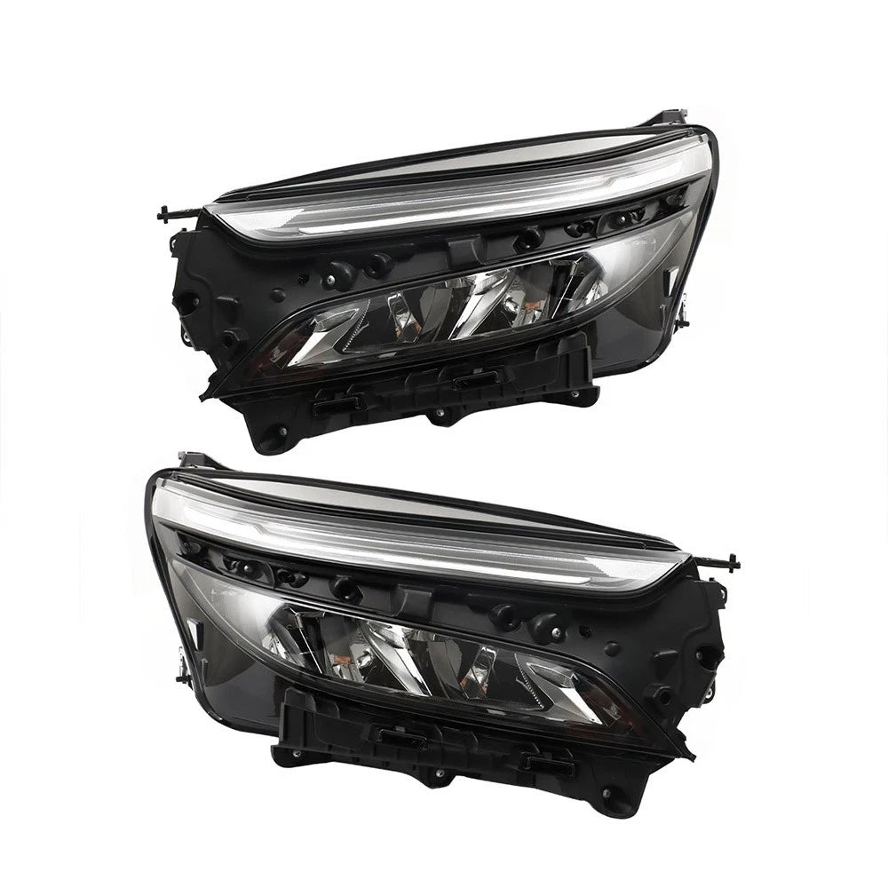 Set of 2 Headlight Assemblies for Chevy Equinox LT/RS (2022–2023) Chrome LED