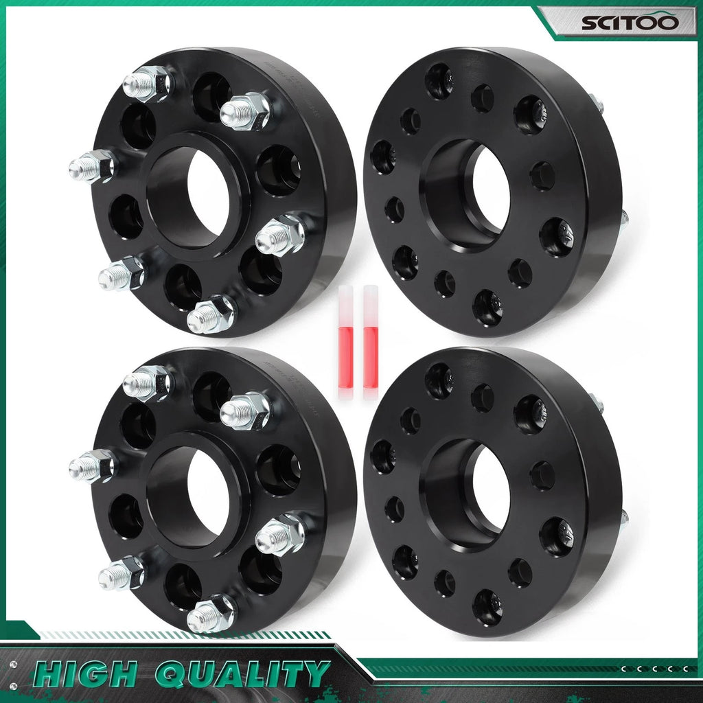 Set of 4 Wheel Adapters 6x120 to 6x5.5 1.5" M14x1.5 for Chevrolet Colorado Traverse