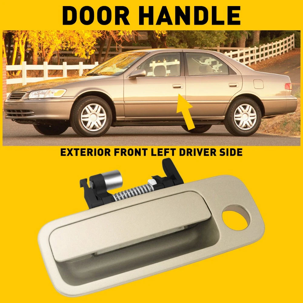 Outside Exterior Door Handle for Toyota Camry (1997–2001) Beige Front Left