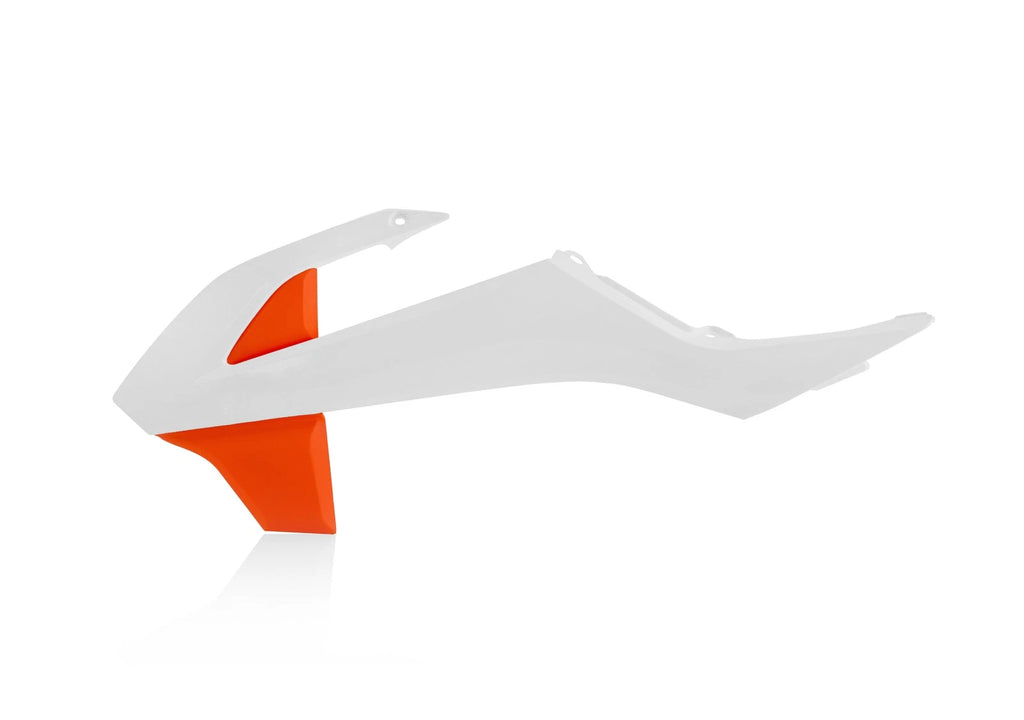Acerbis Radiator Shroud for KTM 65 SX (2016–2024) White/Orange