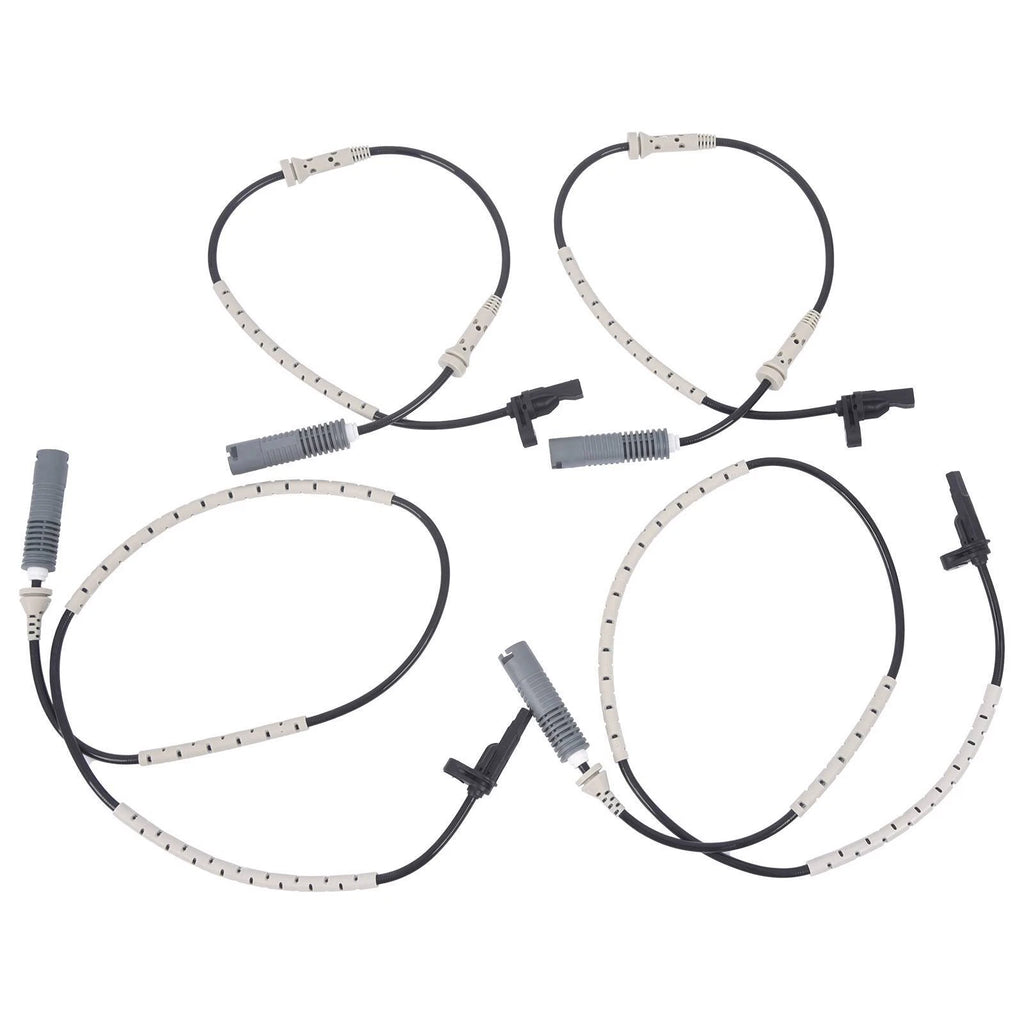 Set of 4 ABS Wheel Speed Sensors for BMW 135i 328i 330i 335d 335i 335is (2007–2013)