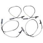 Set of 4 ABS Wheel Speed Sensors for BMW 135i 328i 330i 335d 335i 335is (2007–2013)