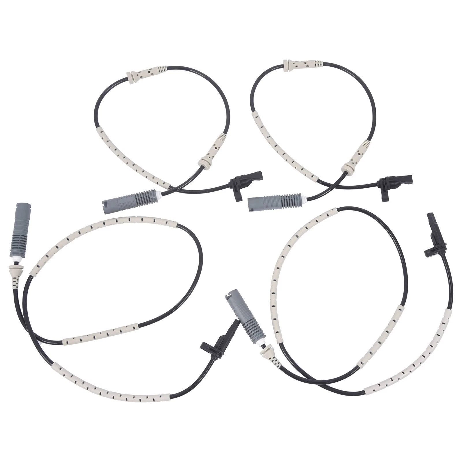 Set of 4 ABS Wheel Speed Sensors for BMW 135i 328i 330i 335d 335i 335is (2007–2013)